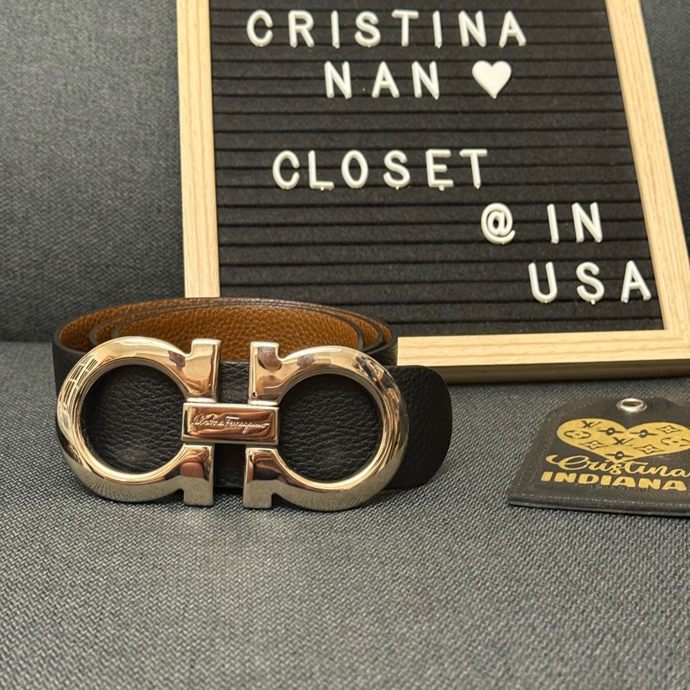 Salvatore Ferragamo Wide Reversible Belt